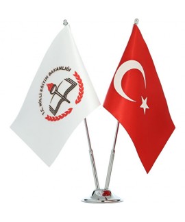 Masa Bayrağı Logo Baskılı