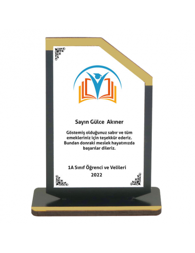 Ahşap Plaket